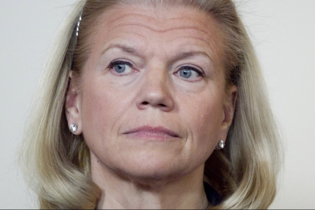 Virginia Rometty, IBM chief executive. Photo: Bloomberg