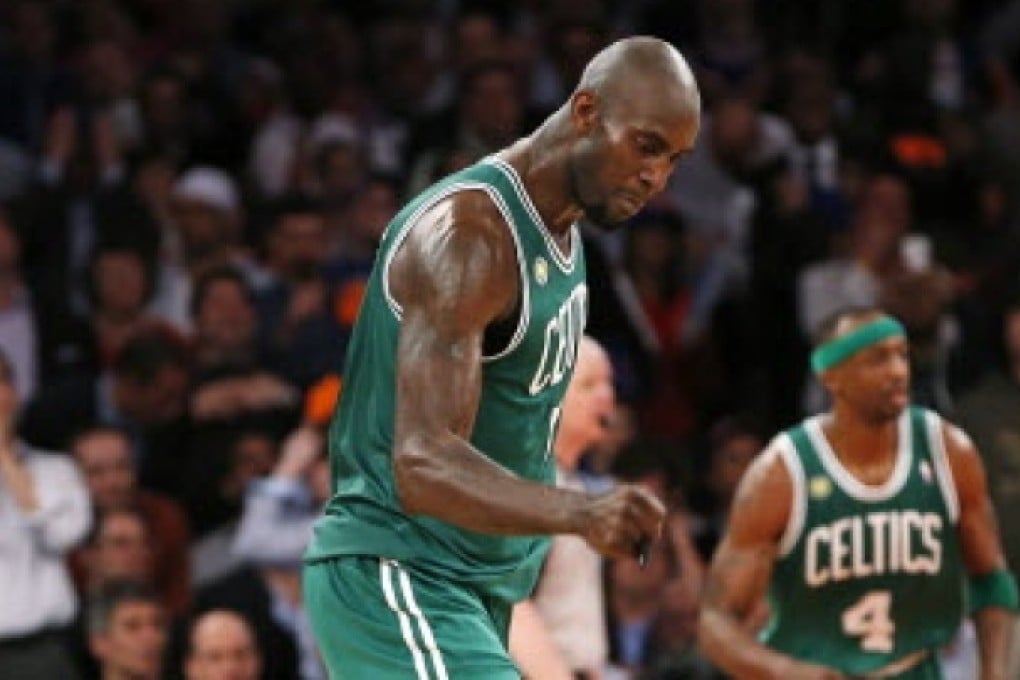 Boston Celtics center Kevin Garnett. Photo: Reuters