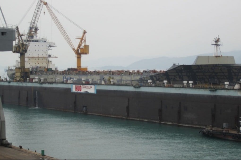 Hongkong United Dockyards has stopped taking ship-repair business.