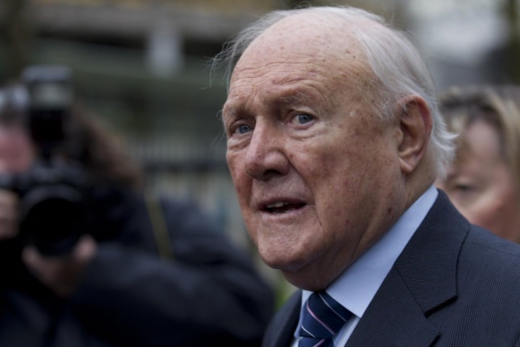 Former BBC presenter Stuart Hall, 83, has pleaded guilty to carrying out sexual assaults on young girls over two decades. Photo: AP