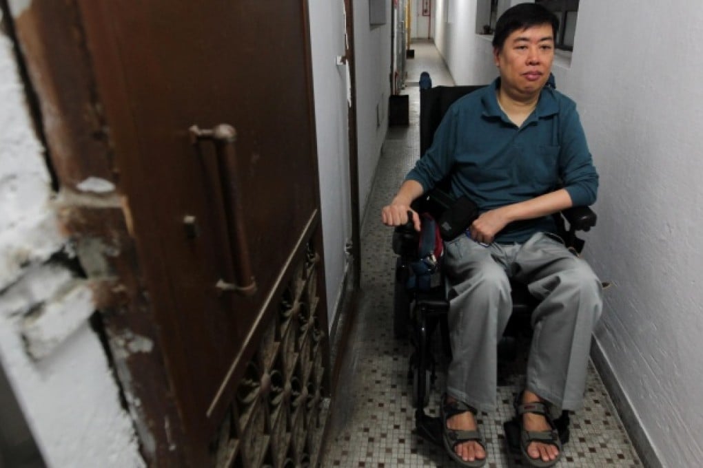 Raymond Lau considers himself one of the lucky few because his muscles have deteriorated relatively slowly, allowing him to help others. Photo: Nora Tam