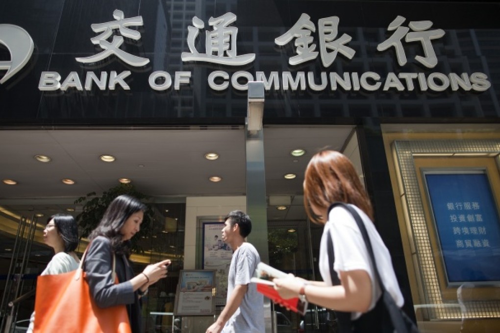 Chan Lap-keung attempted robbery at a Bank of Communications branch in Kwun Tong. Photo: Bloomberg