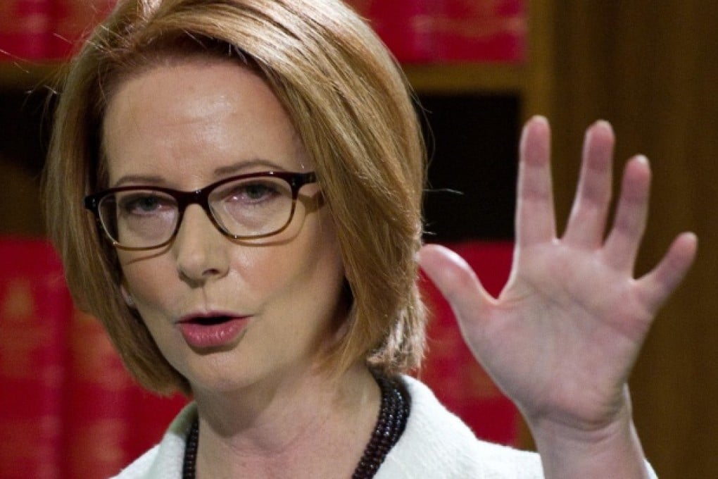 Australian Prime Minister Julia Gillard