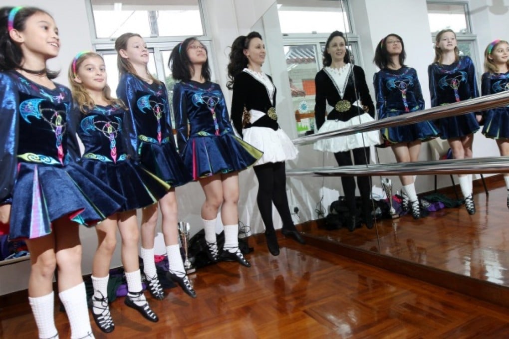 Danielle Parker, right, and enthusiastic troupe members at Sai Kung. Photo: David Wong