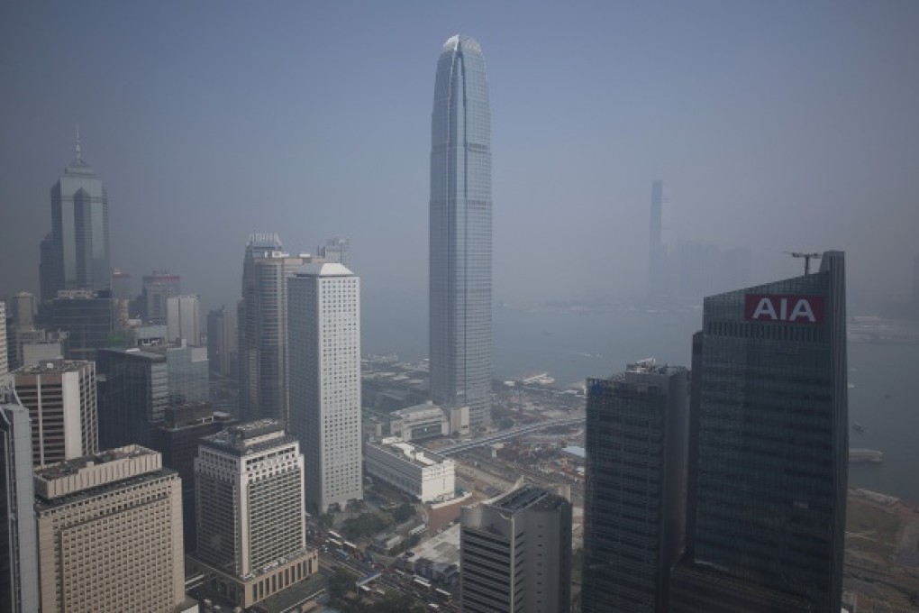 Hong Kong's current account balance plunged to 1.1 per cent of GDP at the end of last year from 15 per cent in 2008. Photo: Bloomberg