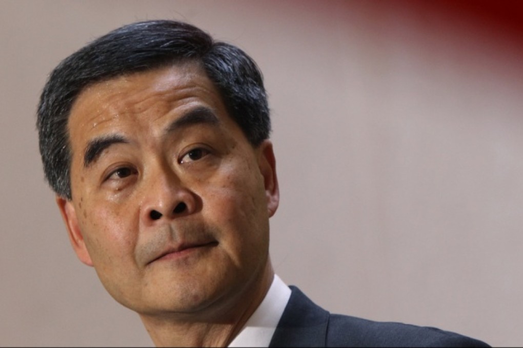Chief Executive Leung Chun-ying. Photo: David Wong