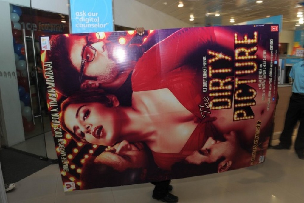 The film The Dirty Picture had to be cut 60 times before it was deemed suitable for television screens. Photo: AFP