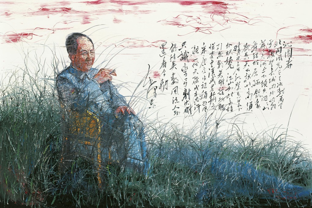 Zeng Fanzhi's Mao's Song Poem of Snow, No 2. Auction houses are once again bullish about sales now that mainland buyers are returning to the art market. Photo: Poly Auction Hong Kong