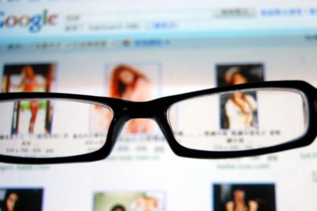 Screen shot shows images on Google Chinese website. Photo: Imaginechina