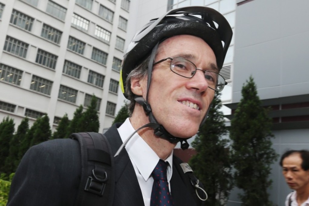 Hong Kong Cycling Alliance chairman Martin Turner. Photo: Felix Wong