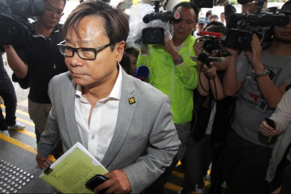 Wong Yuk-man's words at the Legco's Finance Committee meeting had attracted more than two million views on Chinese video portal youku.com. Photo: Felix Wong