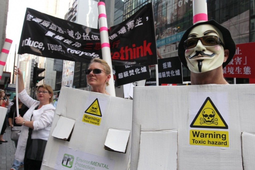 Incinerator opposition