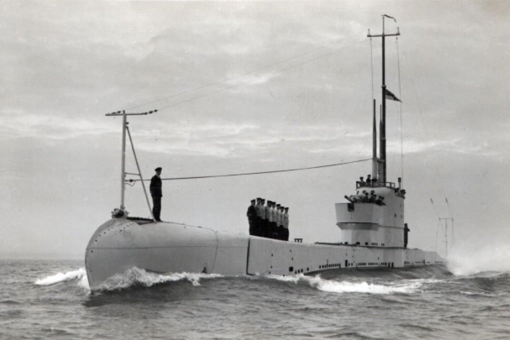 The HMS Poseidon in December 1930, before she sailed to Hong Kong. Pictures: from Deep Diving and Submarine Operations (1955), by Sir Robert Davis.