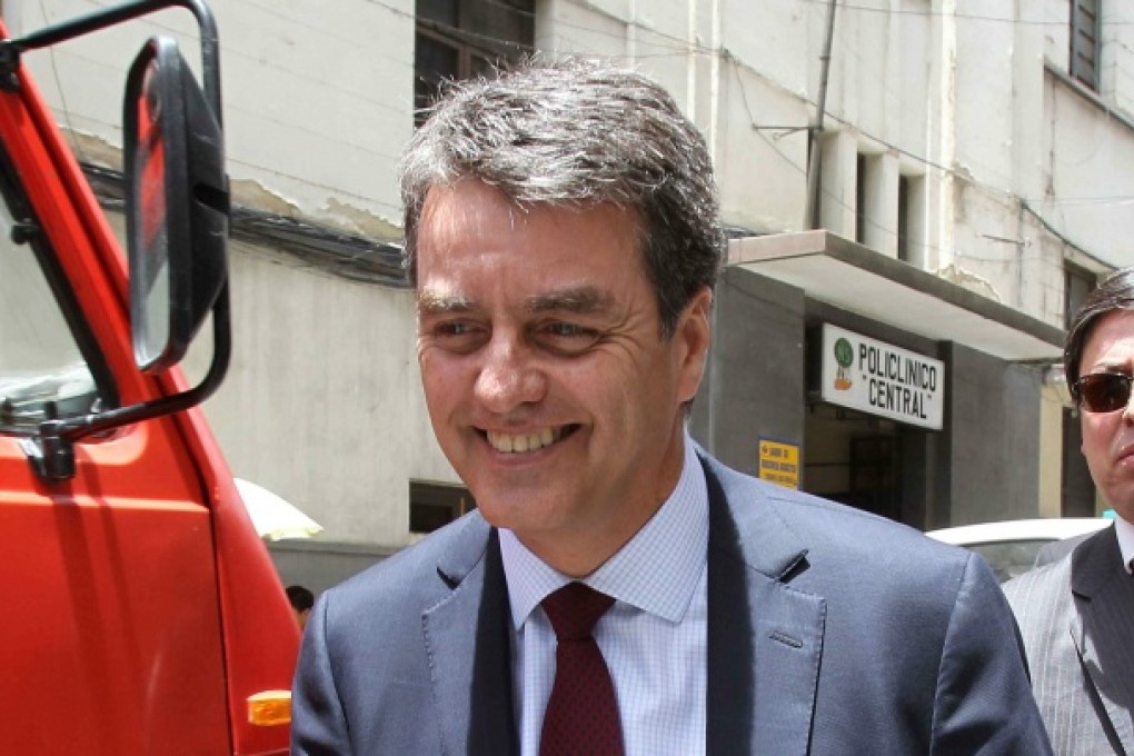 Incoming World Trade Organization chief Roberto Azevedo could help revive stalled WTO talks. Photo: EPA