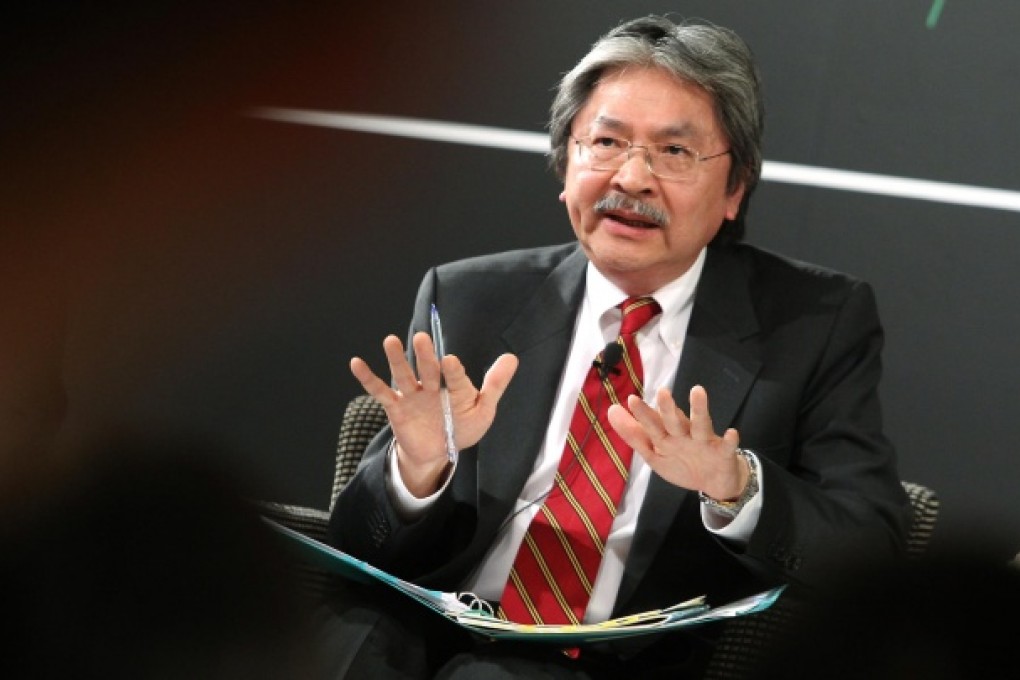 Financial Secretary John Tsang Chun-wah