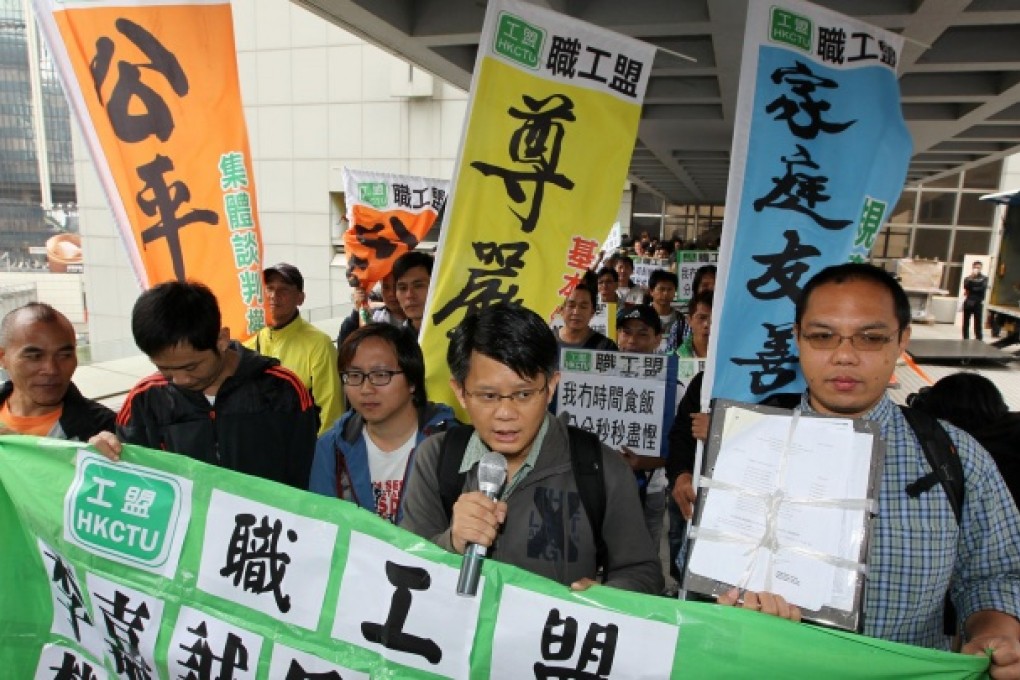 Dock workers may lose out in the long run. Photo: Felix Wong