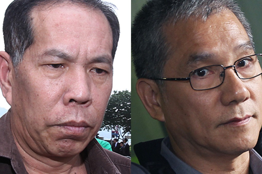 Lai Sai-ming, captain of the Sea Smooth (left), and Chow Chi-wai, captain of Hongkong Electric's Lamma IV. Photos: David Wong