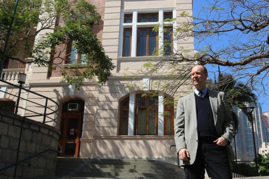 Professor Peter Cunich laments limited resources for the University of Hong Kong's history department. Photo: Jonathan Wong