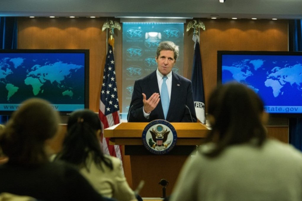 US Secretary of State John Kerry delivers remarks for the release of the State Department's annual Human Rights Report. Photo: EPA