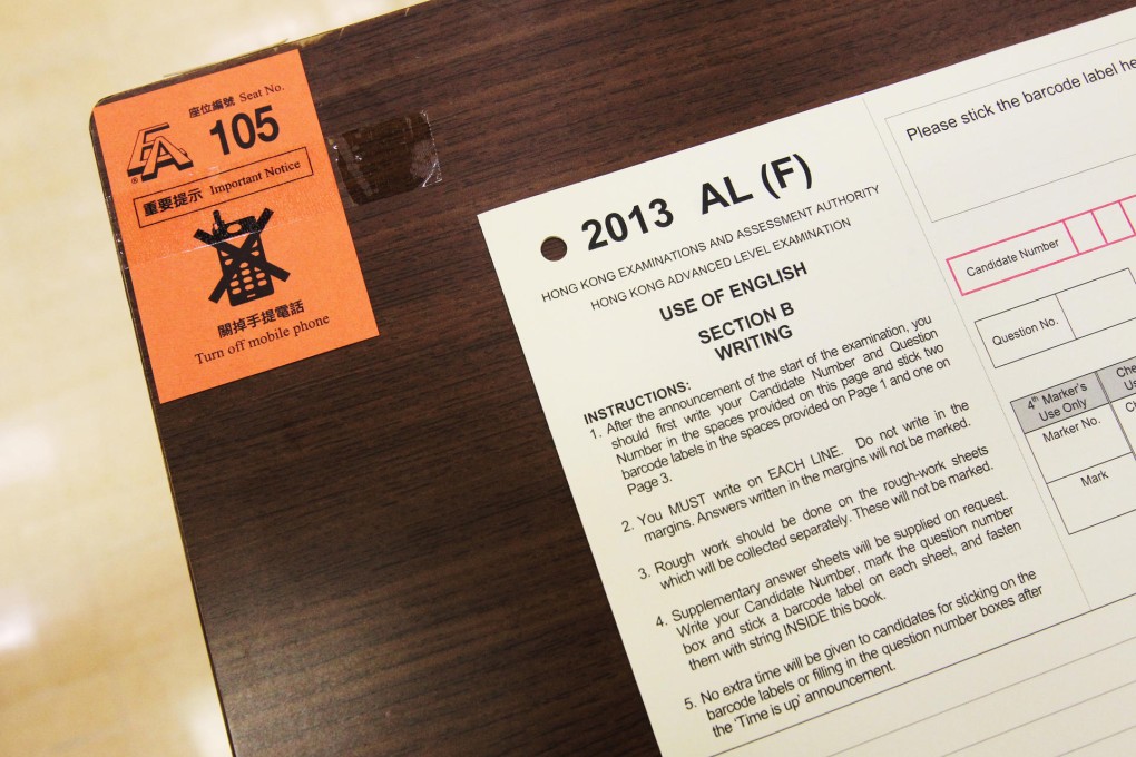 Exam results should be used by universities. Photo: May Tse