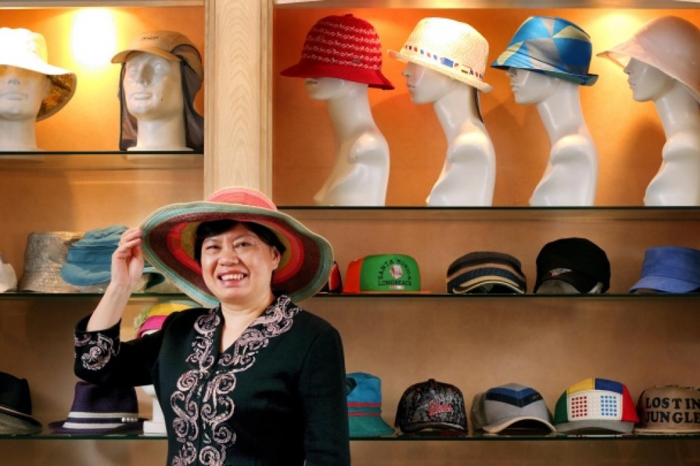 Pauline Ngan set up a hat-making business because it did not require much capital and there were few competitors. Photo: Paul Yeung