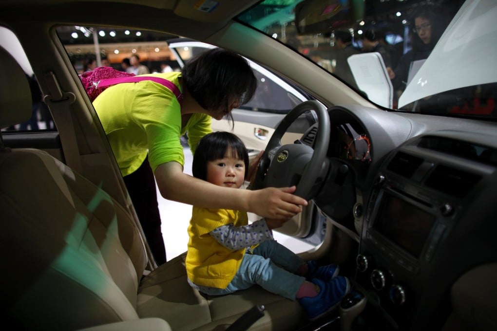 Mainland carmakers had 39 per cent of sales in April .Photo: Reuters