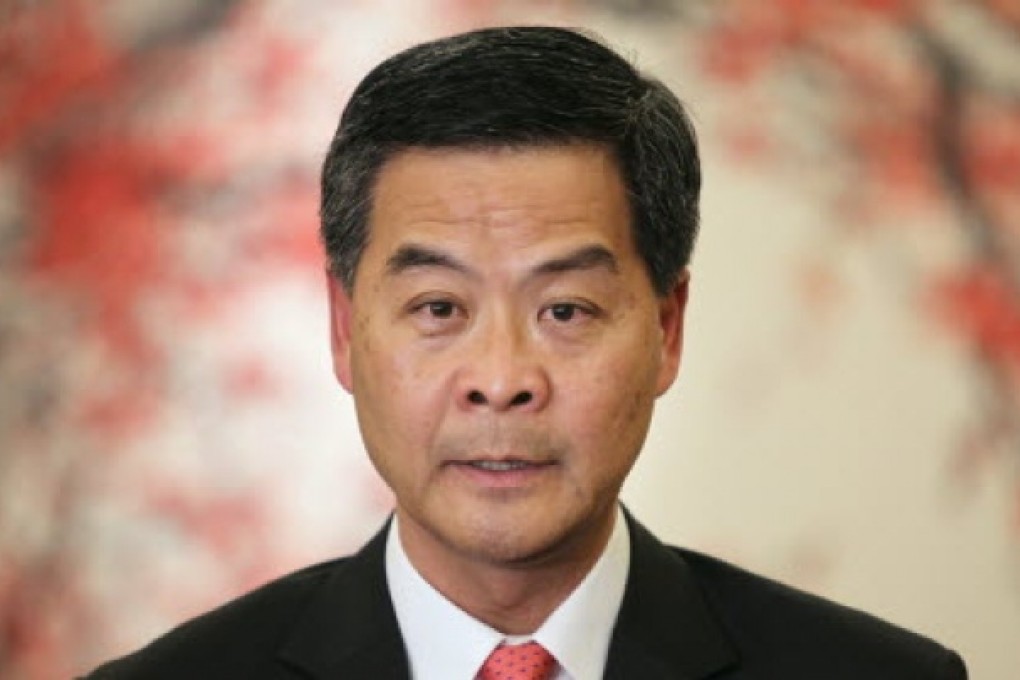 Leung Chun-ying. Photo: Simon Song