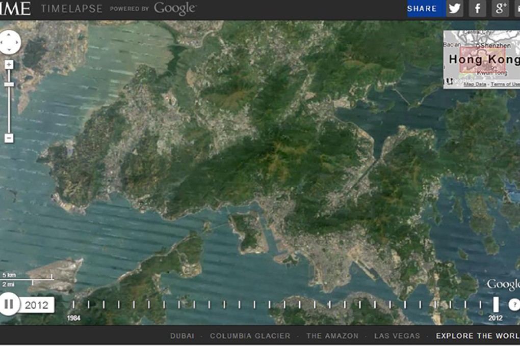 Google's new Earth map