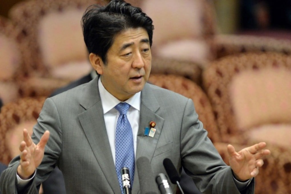 Japanese Prime Minister Shinzo Abe. Photo: AFP