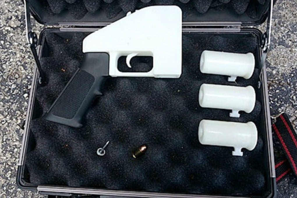 Parts of 'The Liberator' which is being touted as the world's first 3-D printable handgun. Photo: EPA