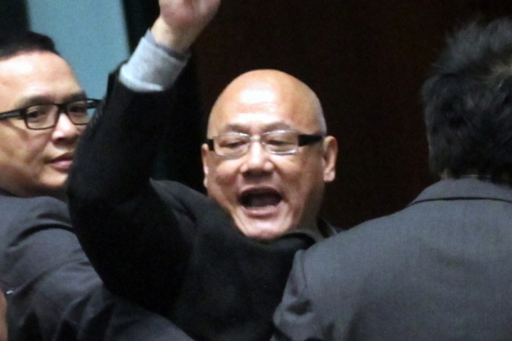 Lawmaker Chan Wai-yip. Photo: Edward Wong