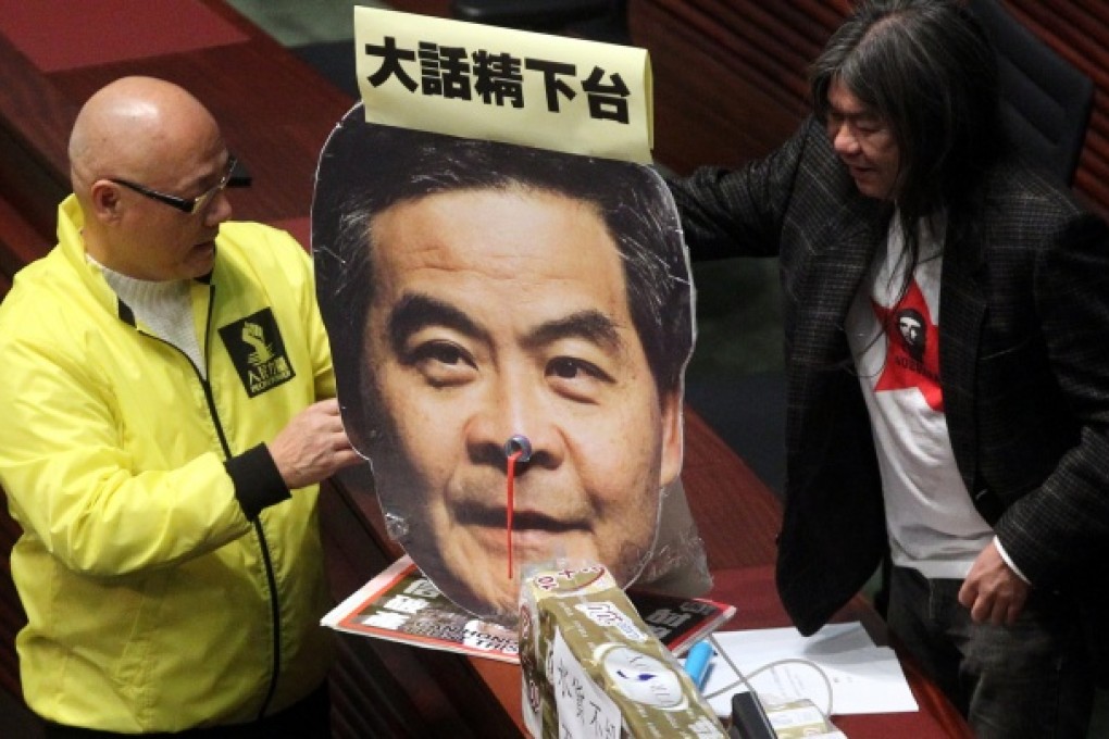 'Che Guevara' T-shirts and colourful jackets are not proper attire for lawmakers attending Legco. Photo: K. Y. Cheng