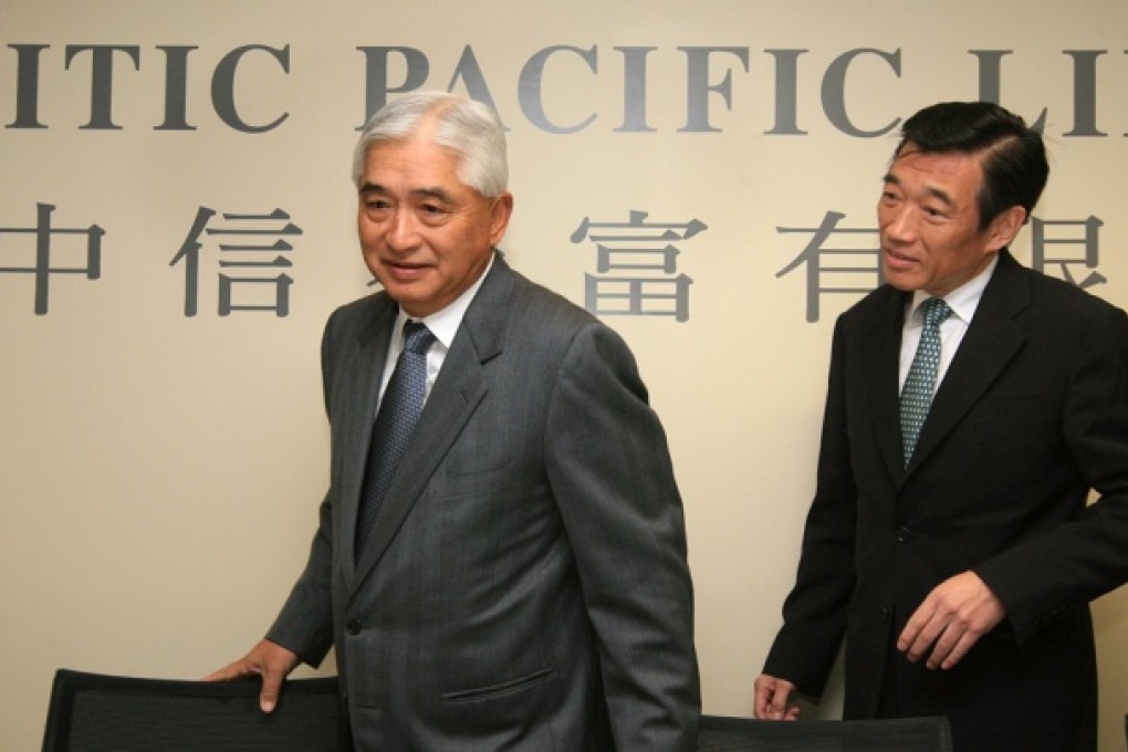 Larry Yung Chi-kin (left) and Henry Fan Hung-ling. Photo: Edward Wong