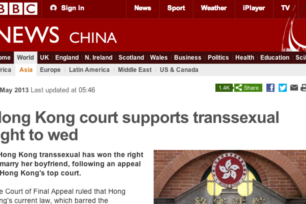 BBC in Britain. Photos: Screenshots via news sites