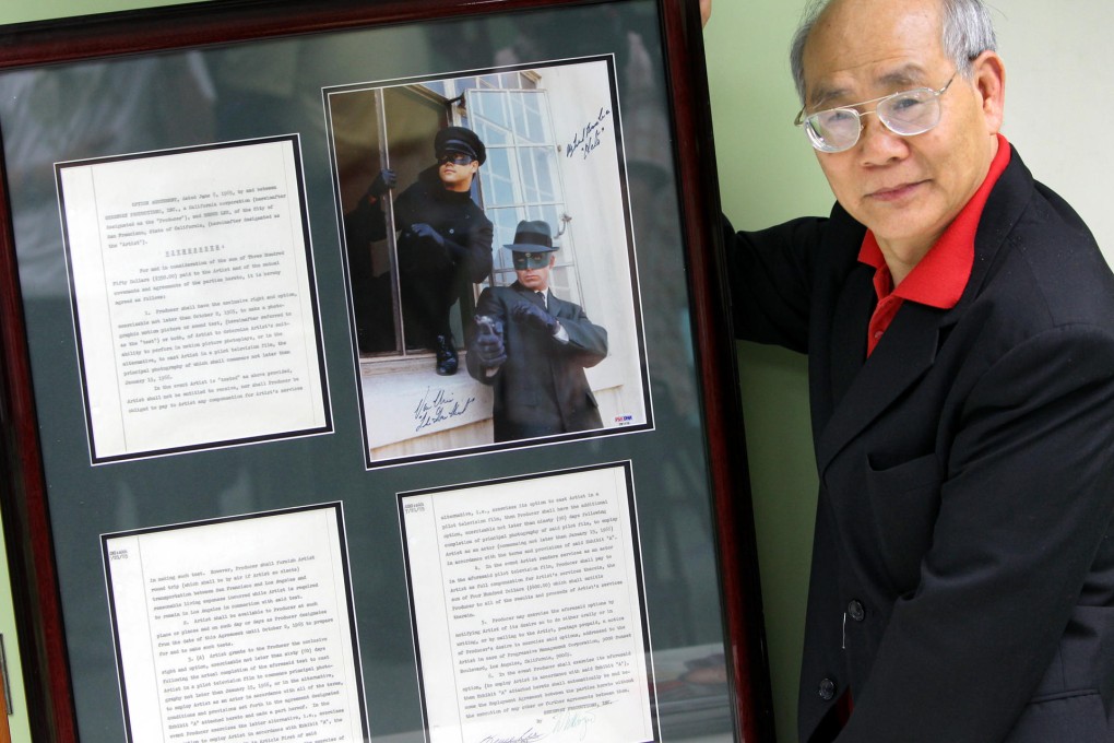 Pedro Chan hopes the money from the contract signed by Bruce Lee will help activists. Photo: David Wong