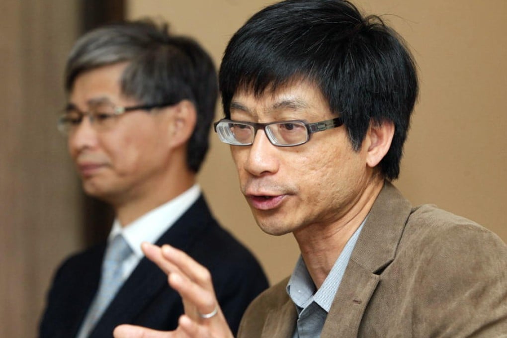 Tong Cheuk-yan and Dr Hung Chi-tim. Photo: SCMP
