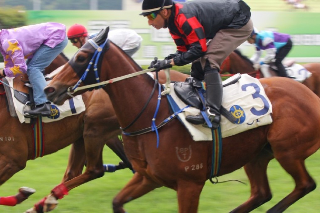 MY FAVORITE ridden by Gerald Mosse trial in batch 5 over 1200Metres (Turf) at Happy Valley on 04May13. Photo: Kenneth Chan