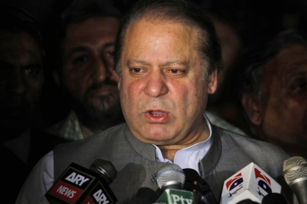 Former two-times Pakistani Prime Minister Nawaz Sharif is set to become Pakistan's prime minister for the third time after 14 years. Photo: EPA