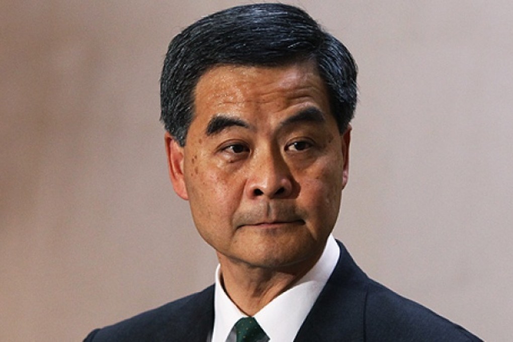 Chief Executive Leung Chun-ying. Photo: David Wong