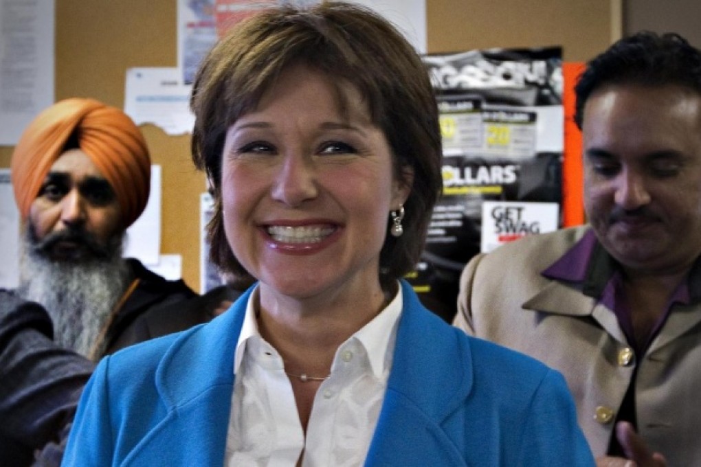 British Columbia Premier Christy Clark. Photo: Reuters