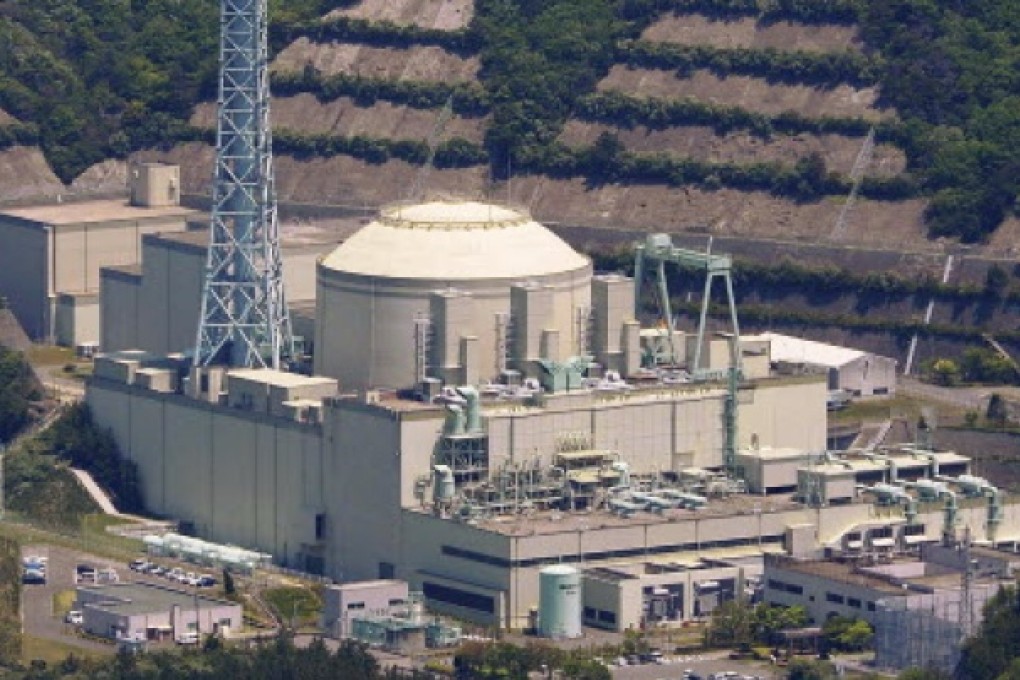 A Japanese nuclear reactor at Tsuruga in the Fukui prefecture, on the Sea of Japan coast, on Wednesday. Photo: AP