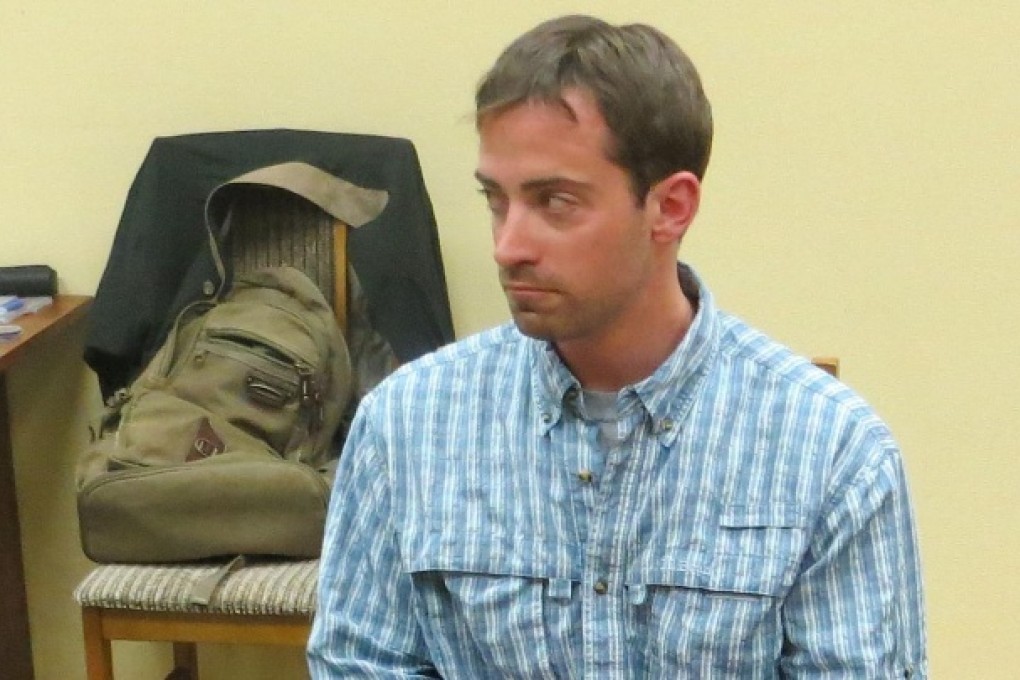 Supected US agent Ryan Fogle in Russian custody. Photo: AFP