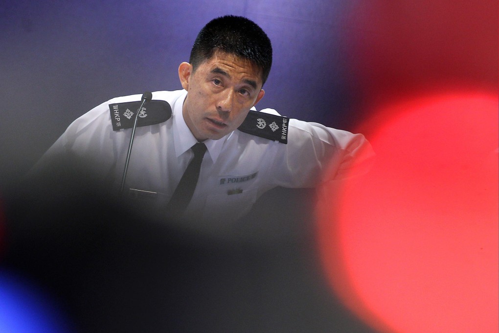Senior officer Patrick Pang explains the system. Photo: Jonathan Wong