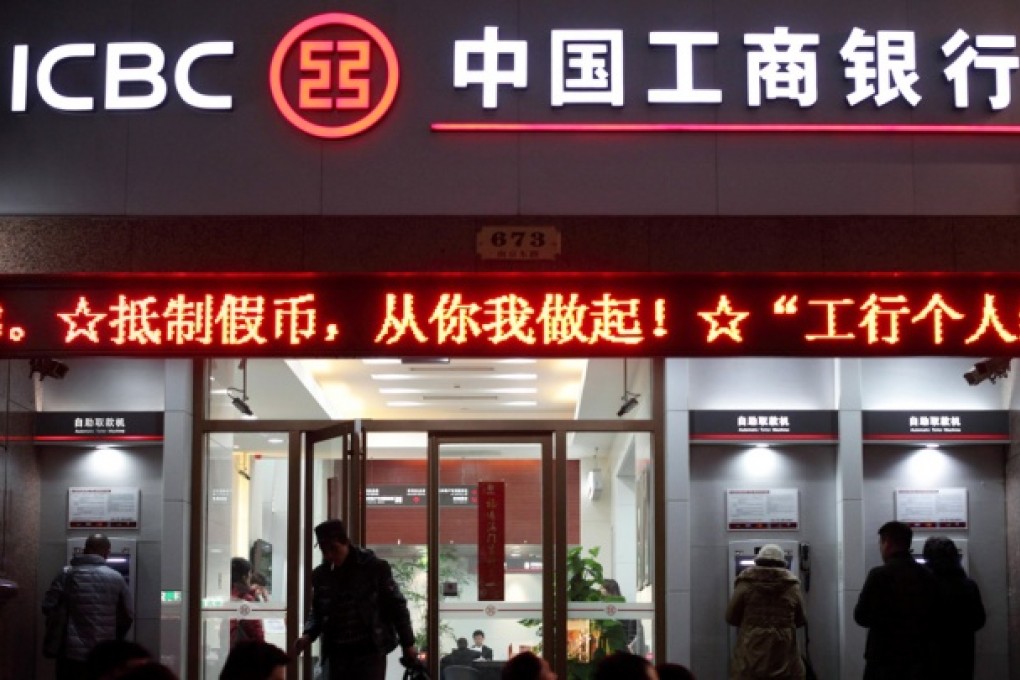 Industrial and Commercial Bank of China is one of the banks with ongoing management transition. Photo: Bloomberg