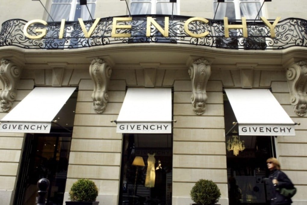 Givenchy has seen good growth in Shanghai. Photo: Bloomberg