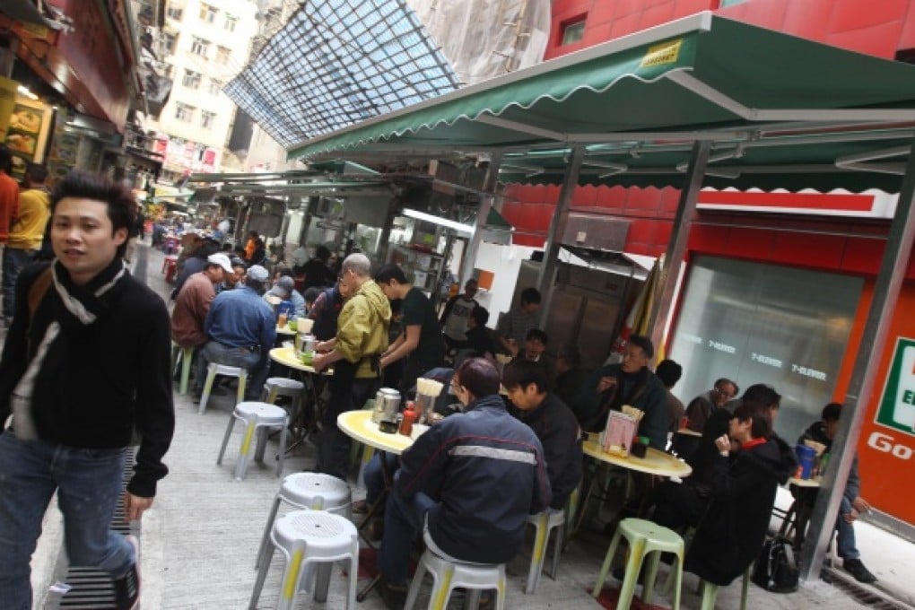 Alfresco dining is under threat in Hong Kong. Photo: Sam Tsang