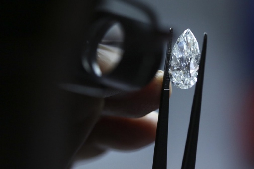 The diamond market in China has grown at a compound annual rate of 32pc since 2005. Photo: Bloomberg