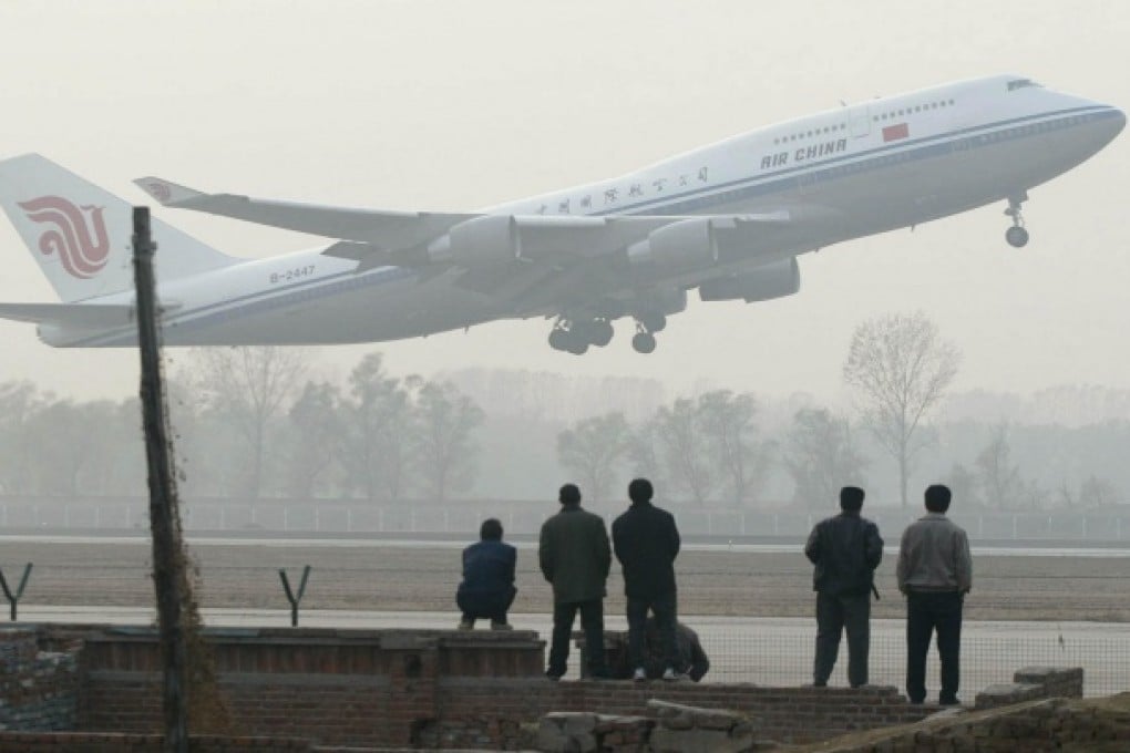 Air China will take delivery of 113 new aircraft over the next three years, putting further pressure on the tight allocation of airspace.Photo: AP