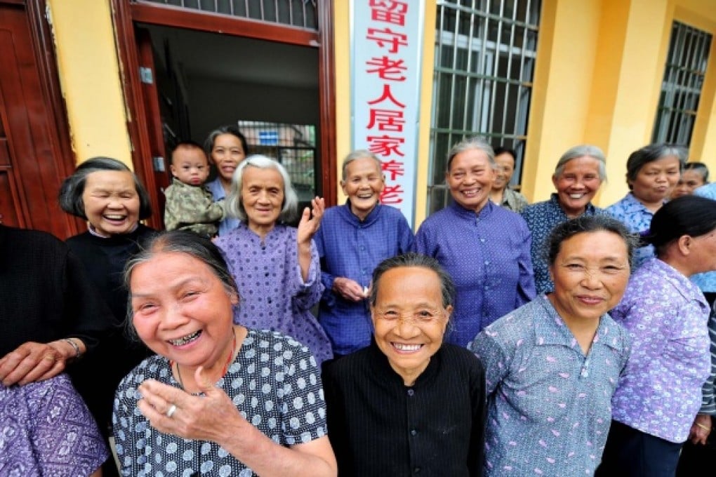Chinese are confident about their health in old age. Photo: Xinhua