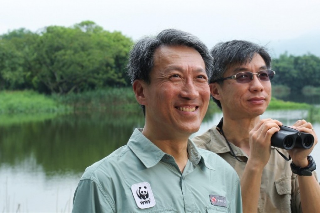 Adam Koo, left, and Michael Lau deny coming under pressure to split from Cheung Kong. Photo: Nora Tam
